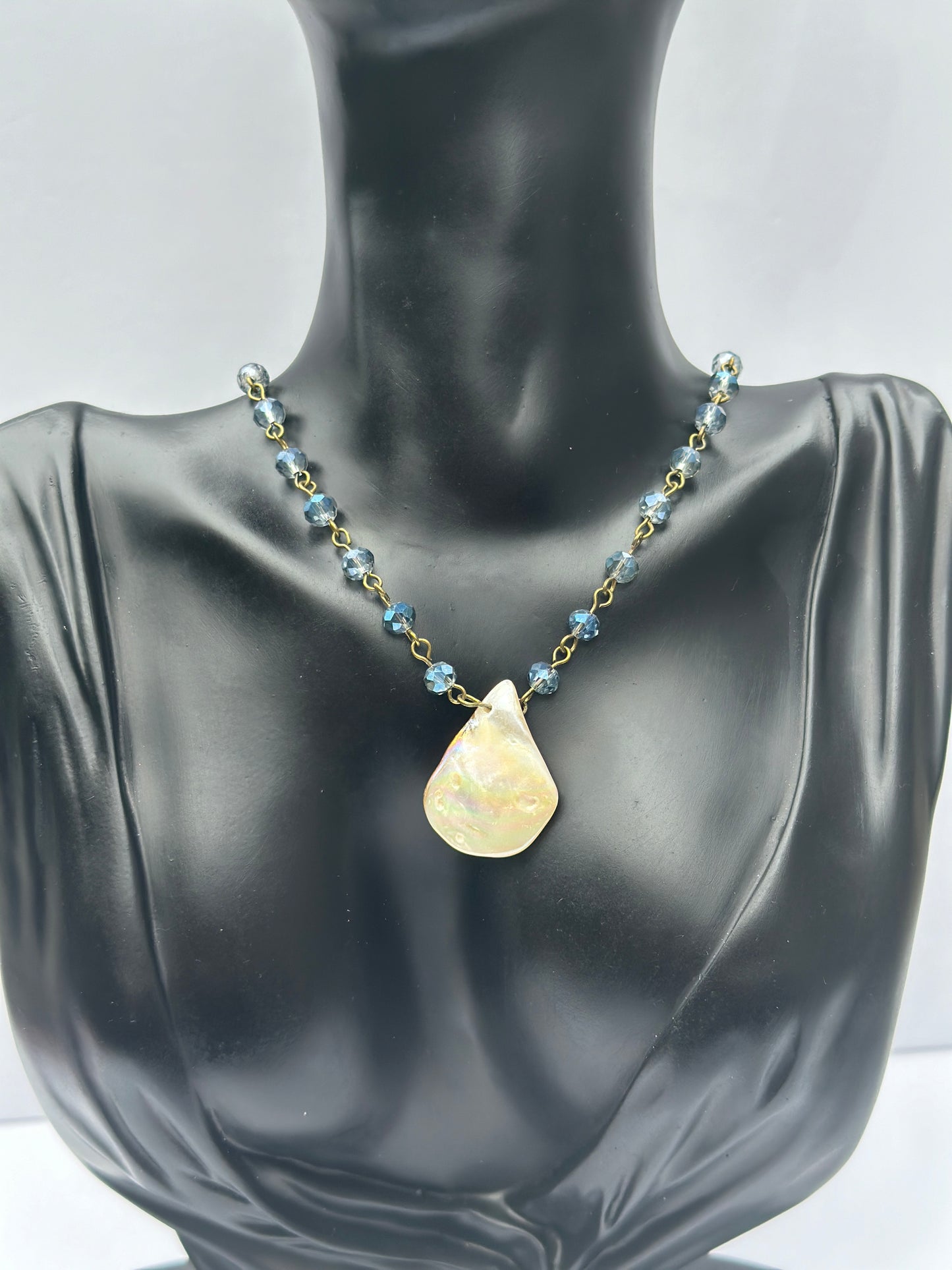 Beach Inspired Beaded Shell Necklace