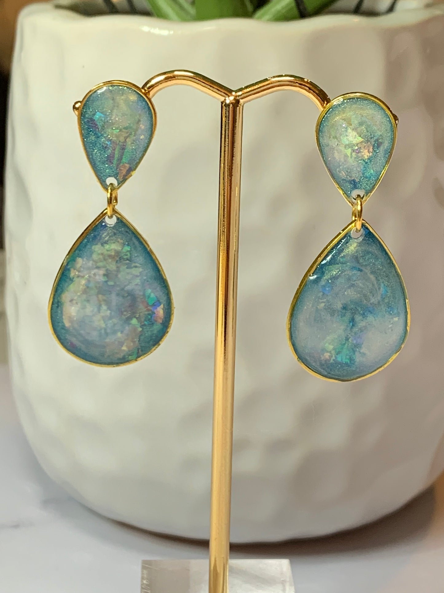 Opal Inspired Earrings