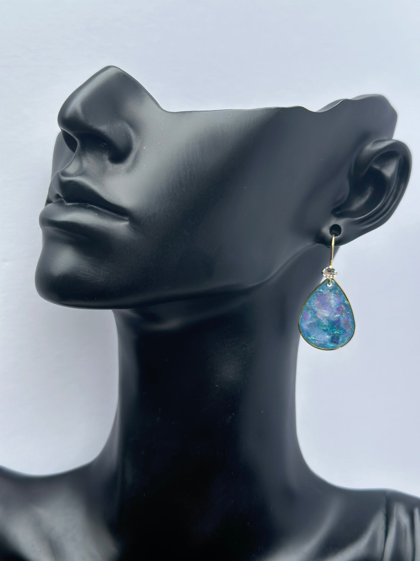 Aqua Earring Dangles